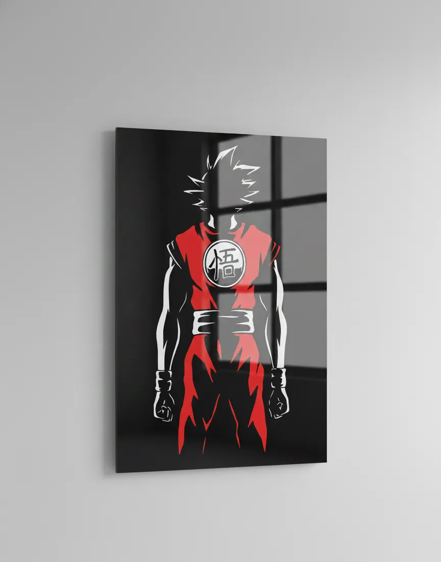 Goku Back Acrylic Wall Art - Image 3